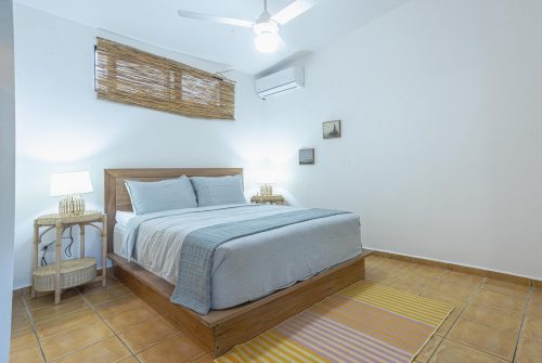First bedroom of Double studio type at SLAB Hotel